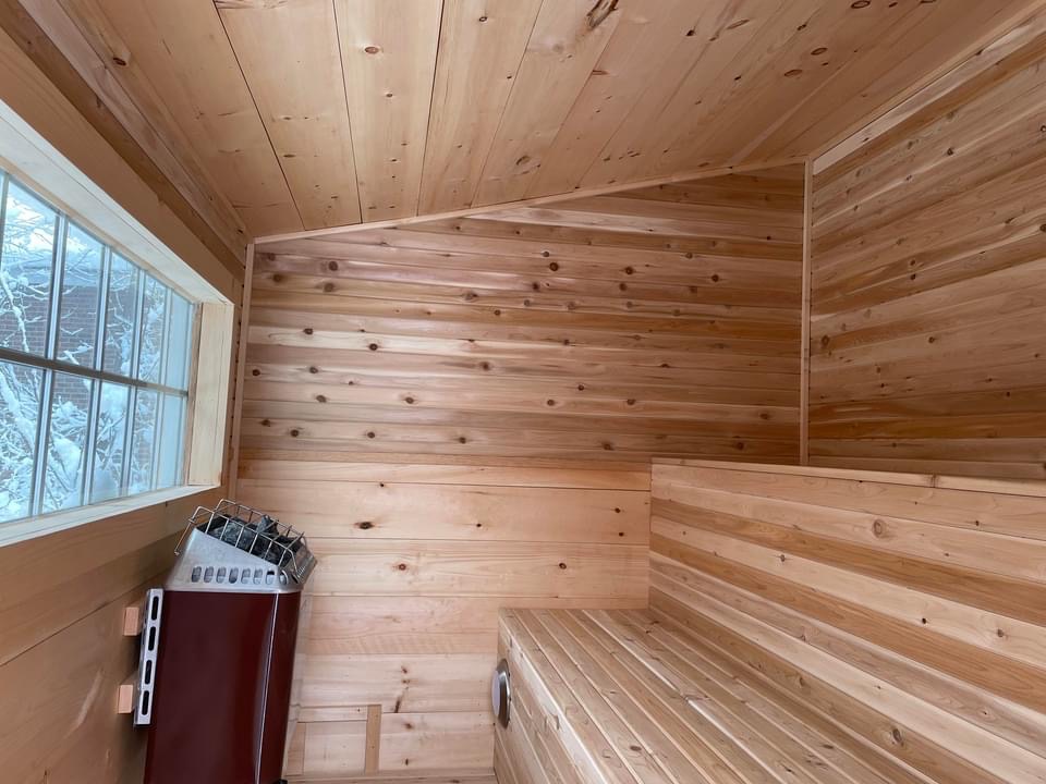 sauna interior